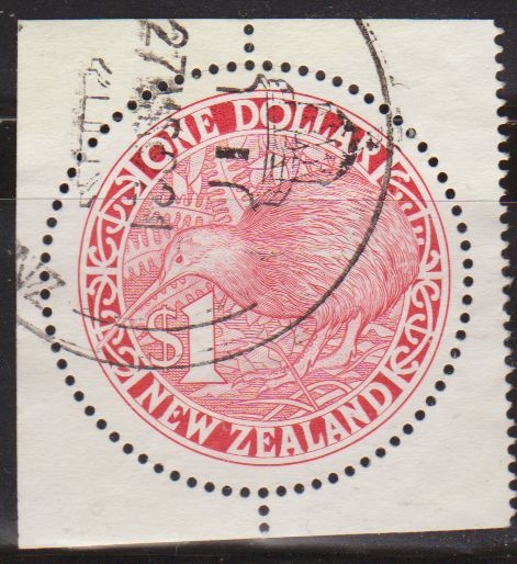 z vendido Nueva Zelanda 1991 Scott 1027 Sello º Aves Kiwi 1$ Nouvelle Zelande 
